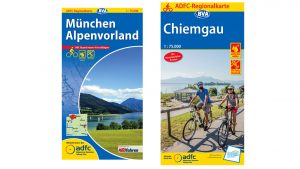 Regionalkarten für die Radtour Isar-Inn-Salzach.