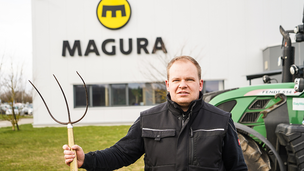 Maguras Hauptlieferant Tröster hatte im extrem trockenen Sommer 2018 Probleme mit dem Rohstoff Gras.