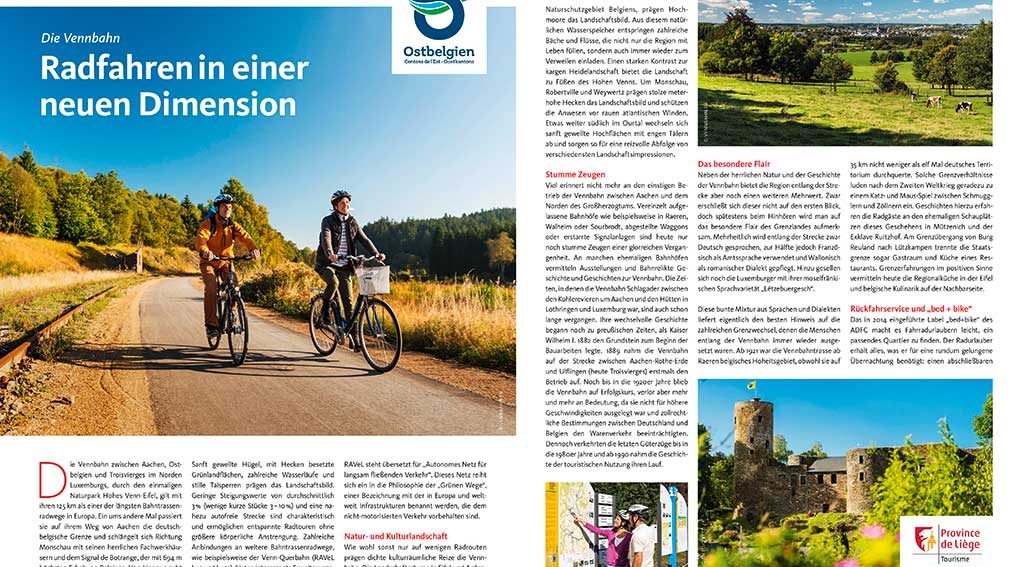 Reise: Radfahren im Osten Belgiens
