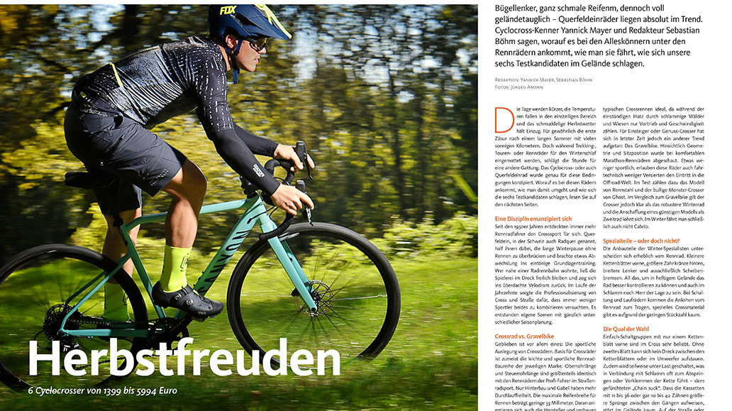 Herbstfreuden: Cyclocrosser im Test