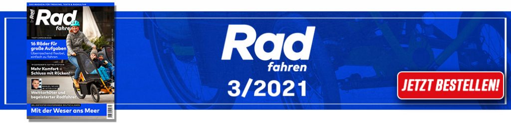 Radfahren 3/2021, Banner