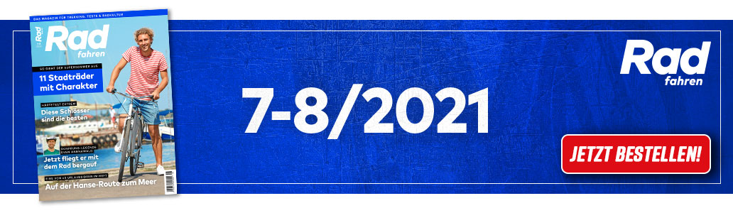 Radfahren 7-8/2021, Banner