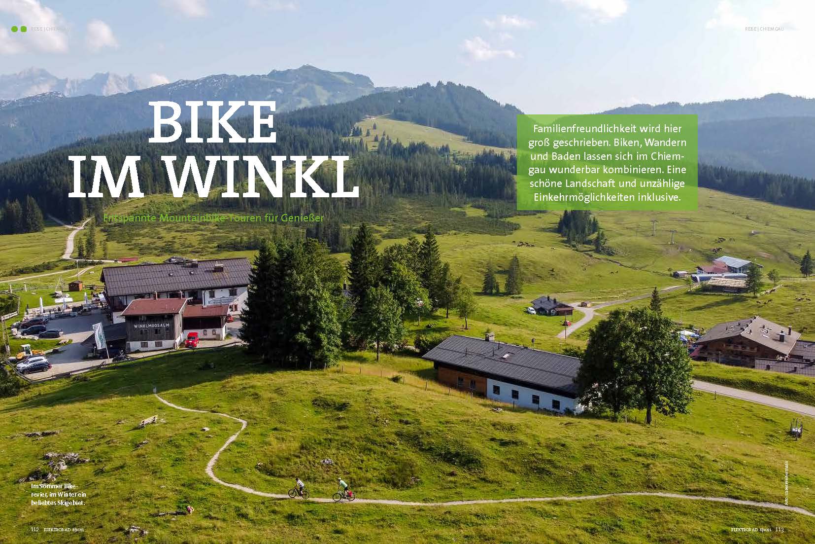 900 Kilometer beschilderte Bikerouten gibt's im Chiemgau