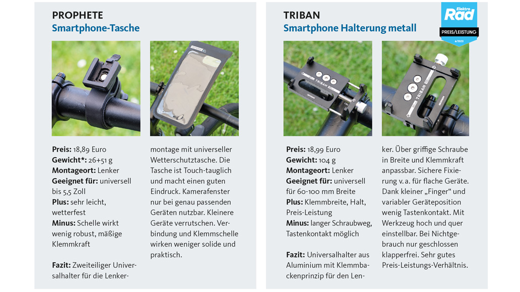Smartphonehalter, E-Bike, Test, Fahrrad, Navigation, Pedelec, Radtour