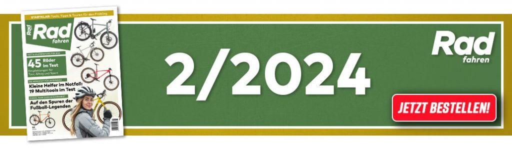 Radfahren 2/2024, Banner