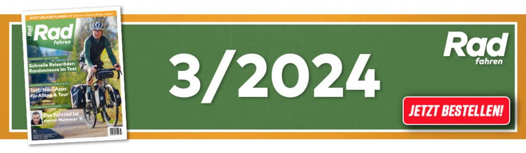 Radfahren 3/2024, Banner